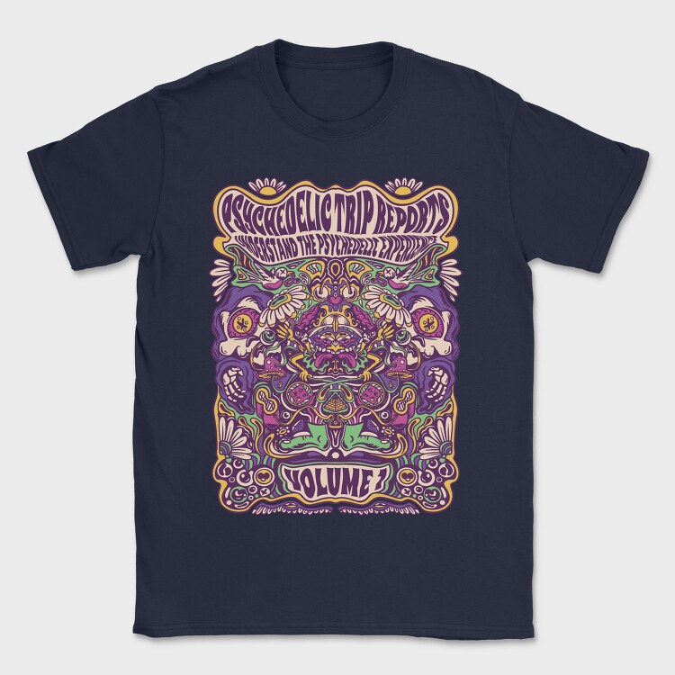 Psichedelic Experience, Tricou Barbati (Unisex)