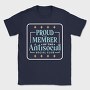 Proud Member Antisocial, Tricou Barbati (Unisex)