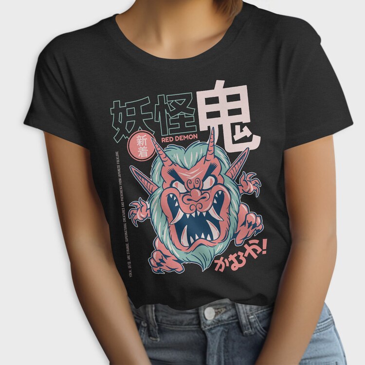 Red Demon Yokai, Tricou Femei