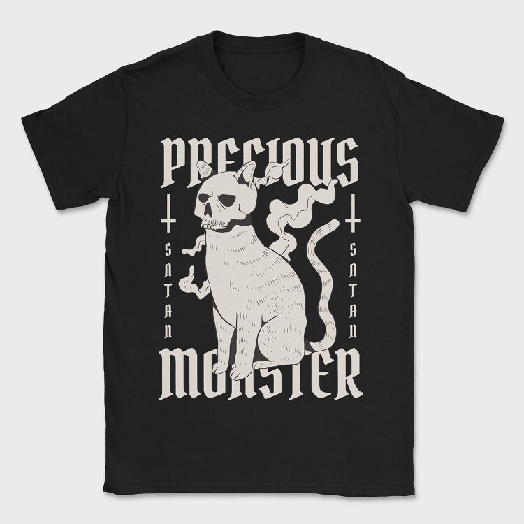 Precious Monster Cat, Tricou Barbati (Unisex)