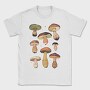 Poster Mushrooms, Tricou Barbati (Unisex)