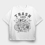 Possum Trash Love, Tricou Oversize Barbati (Unisex)