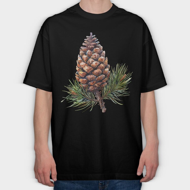 Pinecone Clubhouse, Tricou Oversize Barbati (Unisex)