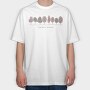 Peaceful Winter Trees, Tricou Oversize Barbati (Unisex)