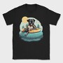 Pool Dog Summer, Tricou Barbati (Unisex)