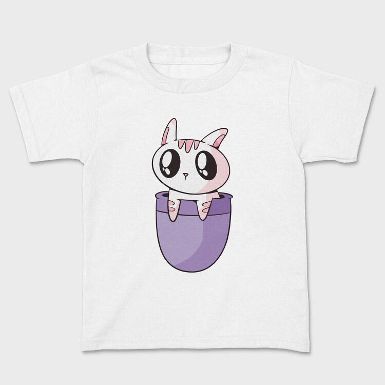 Pocket Cute Cat, Tricou Copii