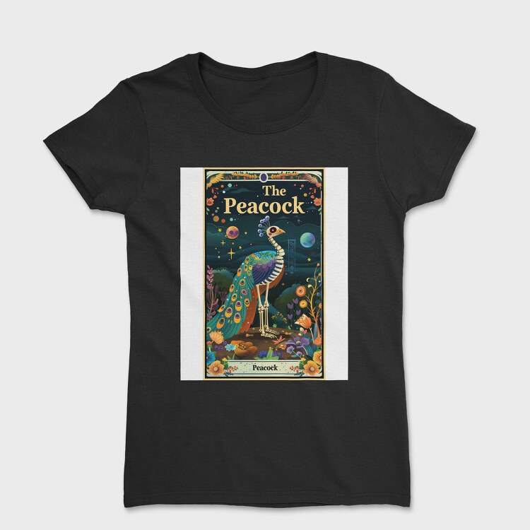 Peacock Skeleton Nature, Tricou Femei