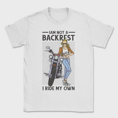 Motorcycle Chick Ride, Tricou Barbati (Unisex)