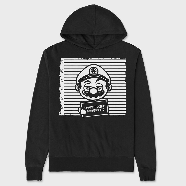 Neon Wolf Howl 11, Hanorac Oversize Barbati (Unisex)