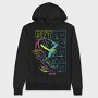 Neon Wolf Howl 4, Hanorac Oversize Barbati (Unisex)