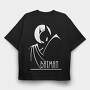 Neon Wolf Howl 7, Tricou Oversize Barbati (Unisex)
