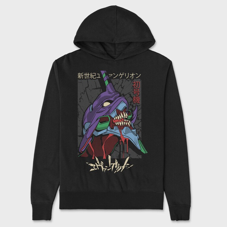 New Century Evangelion, Hanorac Oversize Barbati (Unisex)