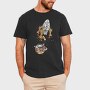 Space Rocket Car, Tricou Barbati (Unisex)