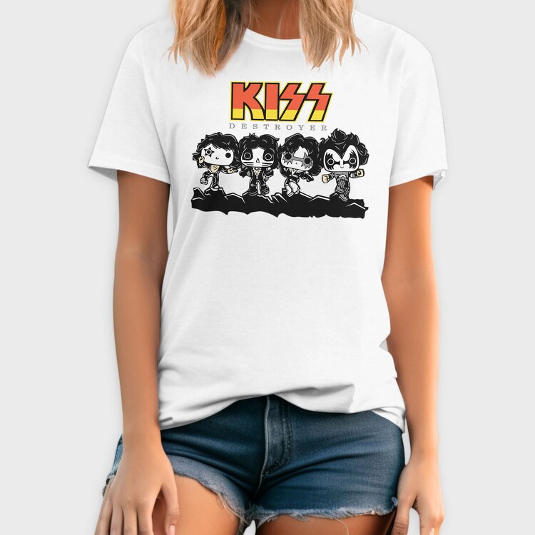 Kiss Destroyer Chibi, Tricou Barbati (Unisex)