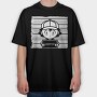 Neon Wolf Howl 9, Tricou Oversize Barbati (Unisex)