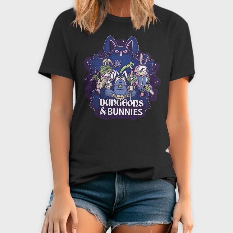 Dungeons And Rabbits, Tricou Barbati (Unisex)