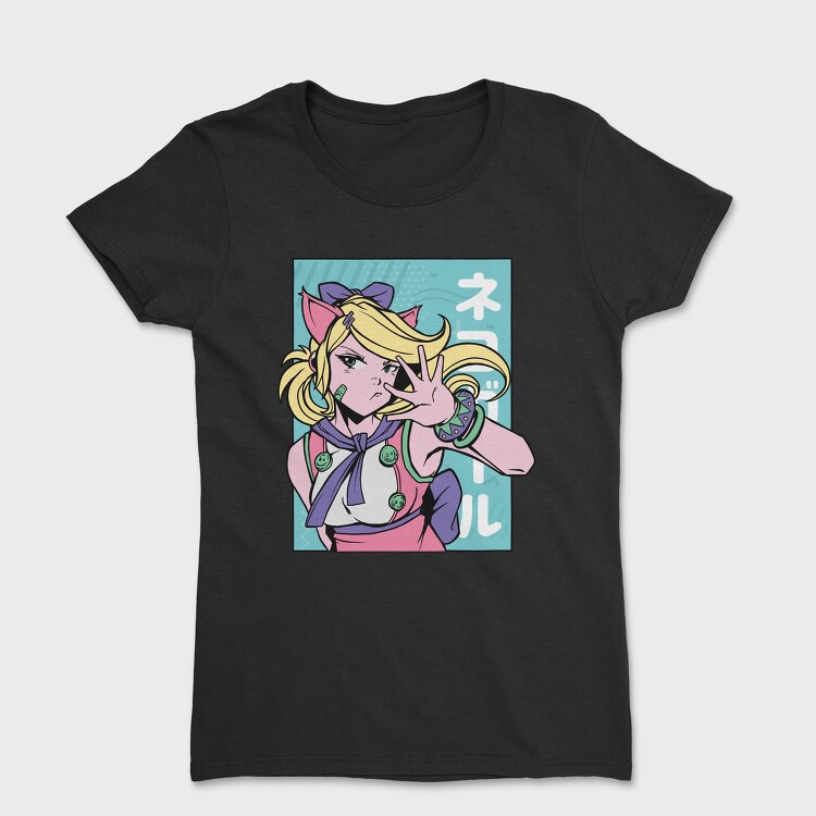Neon Wolf Howl, Tricou Femei
