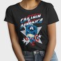 Captain America Pop Art 1, Tricou Femei