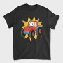 Cartoon Tractor, Tricou Barbati (Unisex)