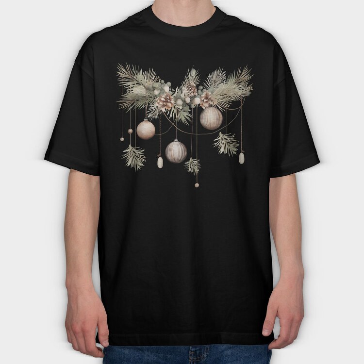 Pines And Balls, Tricou Oversize Barbati (Unisex)