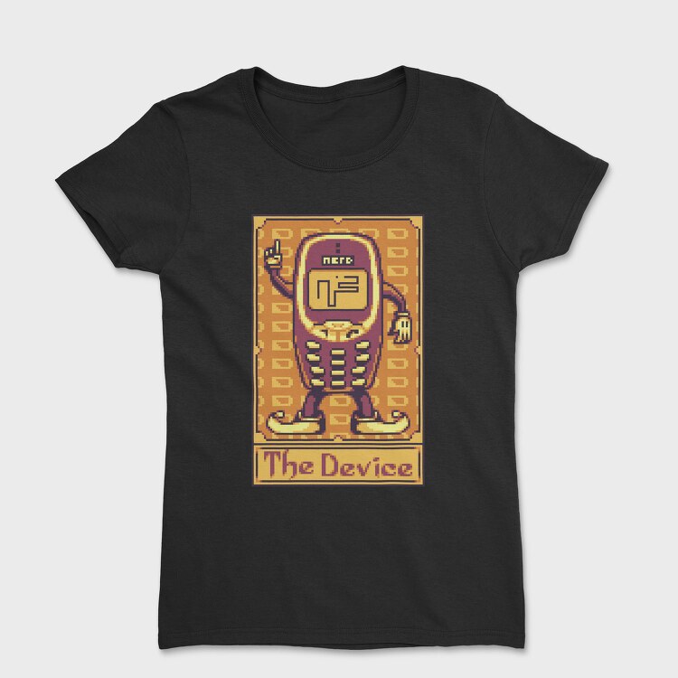 Pixelart Tarot Card the Device, Tricou Femei