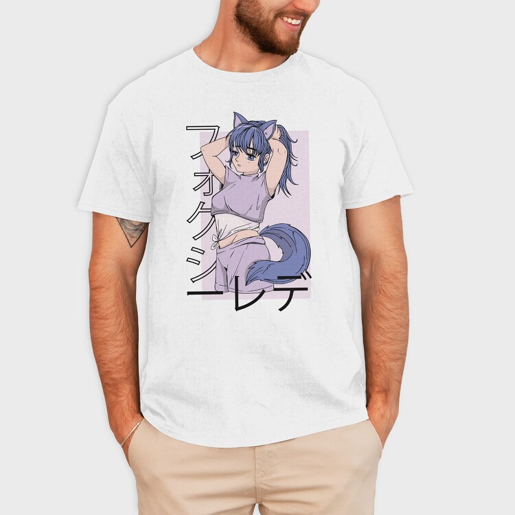 Cat Girl Tail, Tricou Barbati (Unisex)