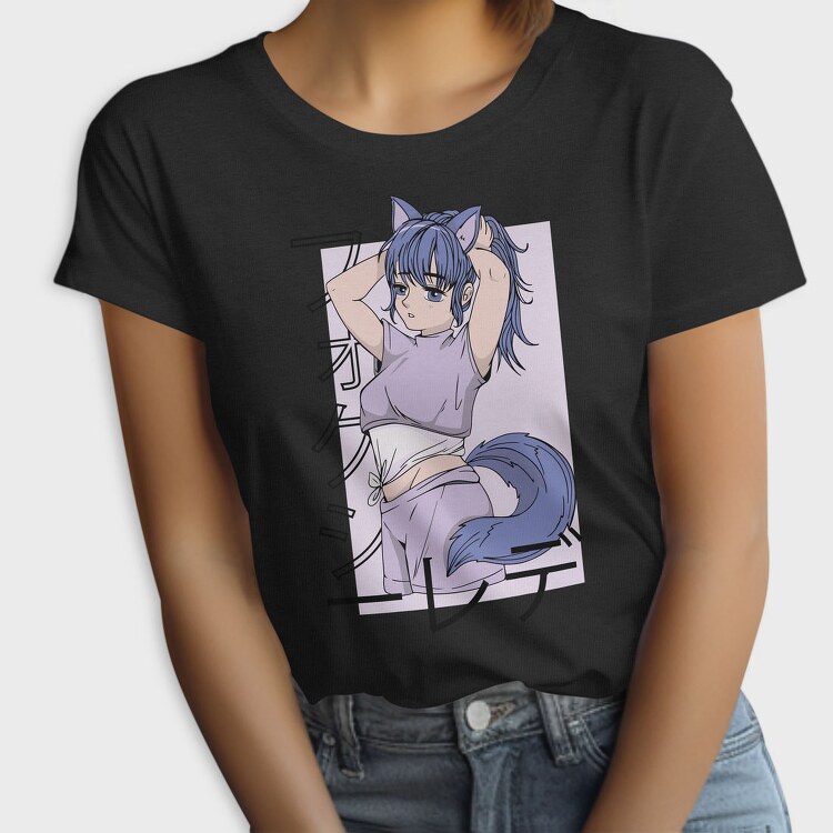 Cat Girl Tail, Tricou Femei