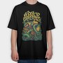 Kraken Attack, Tricou Oversize Barbati (Unisex)