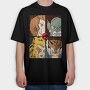 Neon Wolf Howl 10, Tricou Oversize Barbati (Unisex)