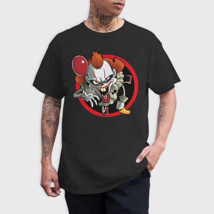 Evil Clown Scream, Tricou Barbati (Unisex)