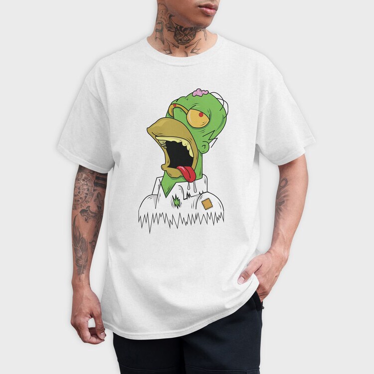 Zombie Tongue Out, Tricou Barbati (Unisex)