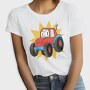 Cartoon Tractor, Tricou Femei