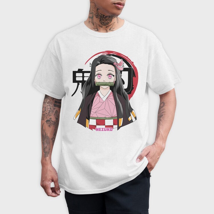 Nezuko Kimono, Tricou Barbati (Unisex)