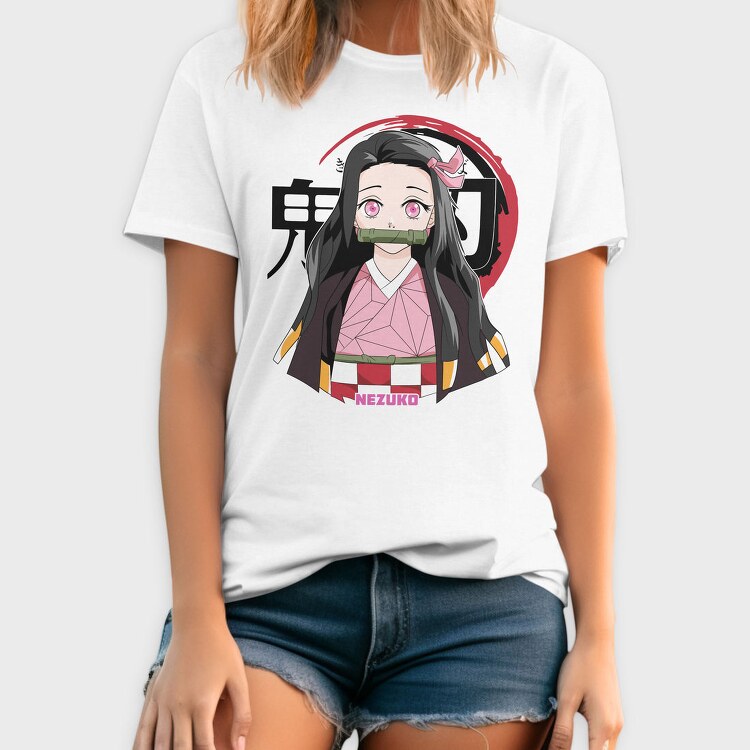 Nezuko Kimono, Tricou Barbati (Unisex)
