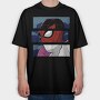 Spiderman Web Night, Tricou Oversize Barbati (Unisex)