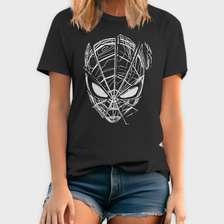 Spiderman Web Sketch, Tricou Barbati (Unisex)
