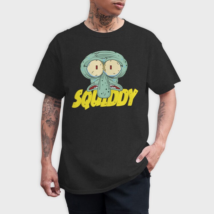 Squidly Eyes, Tricou Barbati (Unisex)
