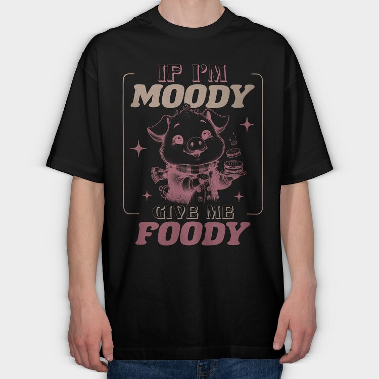 Pig With Cookies, Tricou Oversize Barbati (Unisex)
