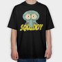 Squidly Eyes, Tricou Oversize Barbati (Unisex)