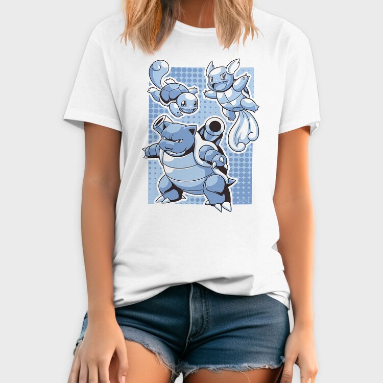 Squirtle Splash, Tricou Barbati (Unisex)