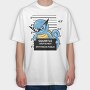 Squirty Mugshot, Tricou Oversize Barbati (Unisex)