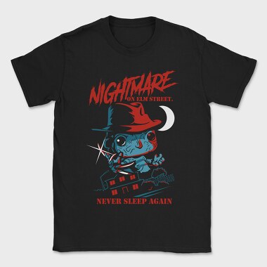 Nightmare Elm Street Horror, Tricou Barbati (Unisex)