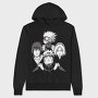 Ninja Trio Shadows, Hanorac Oversize Barbati (Unisex)
