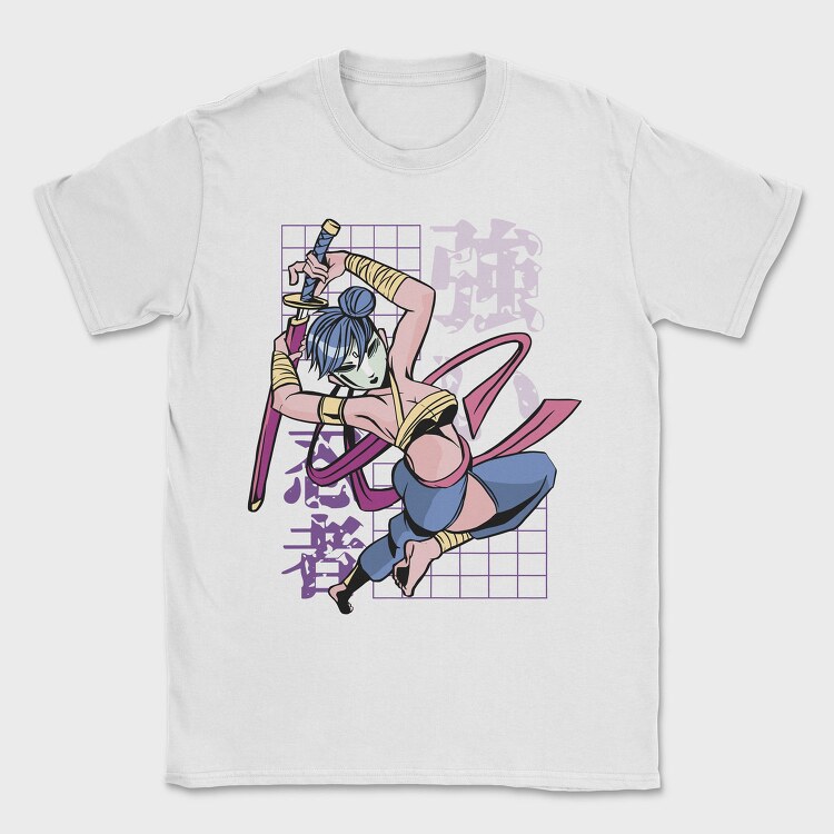 Ninja Warrior Stance, Tricou Barbati (Unisex)