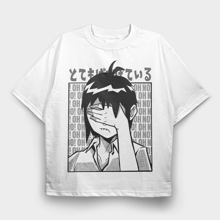 Oh No Oh No Oh No, Tricou Oversize Barbati (Unisex)
