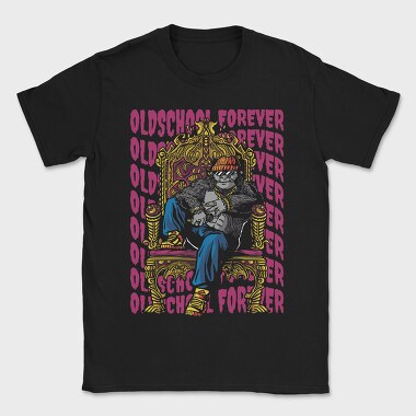Oldschool Forever King, Tricou Barbati (Unisex)