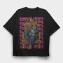 Oldschool Forever King, Tricou Oversize Barbati (Unisex)