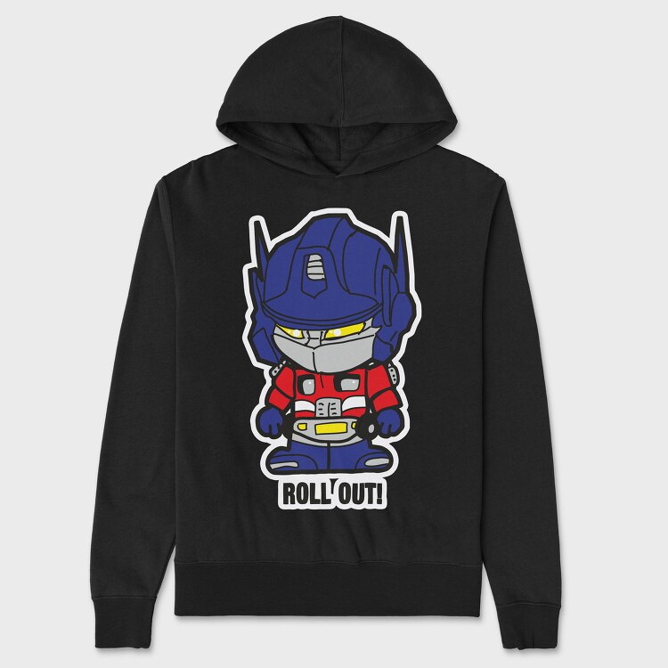 Optimus Roll Out, Hanorac Oversize Barbati (Unisex)