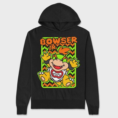 Bowser Jr Bash, Hanorac Oversize Barbati (Unisex)