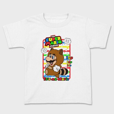 Mario Raccoon 1up, Tricou Copii